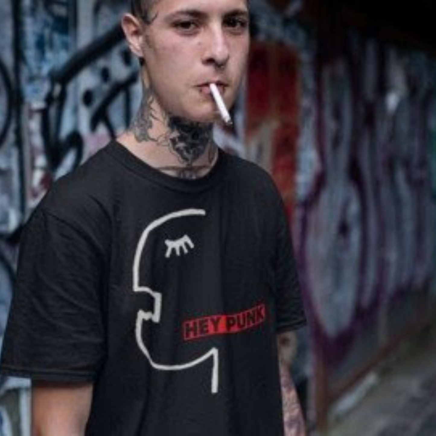 HeyPunkUnisexHeavyCottonTee-Men