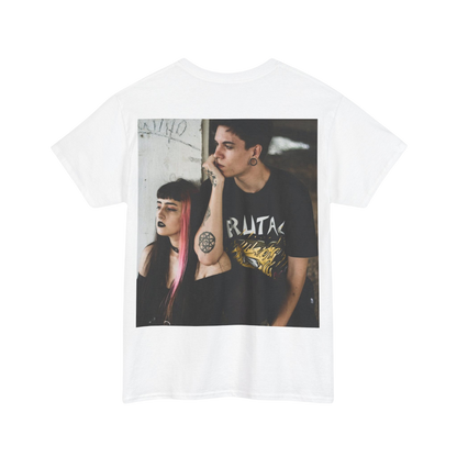 Two Punks Waiting Unisex Heavy Cotton Tee